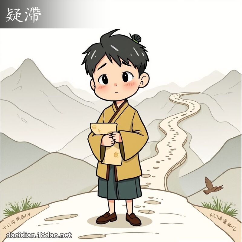 疑滯 - 国语大辞典配图