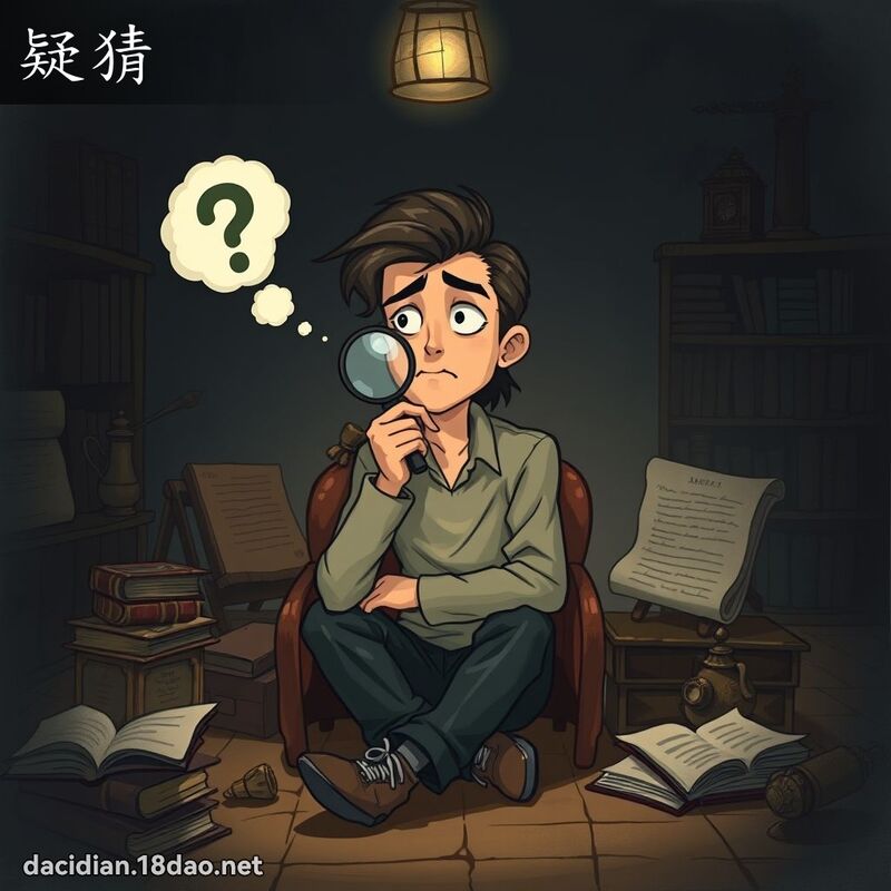 疑猜 - 国语大辞典配图