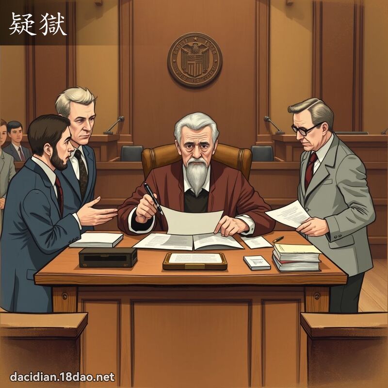 疑獄 - 國語大辭典配圖