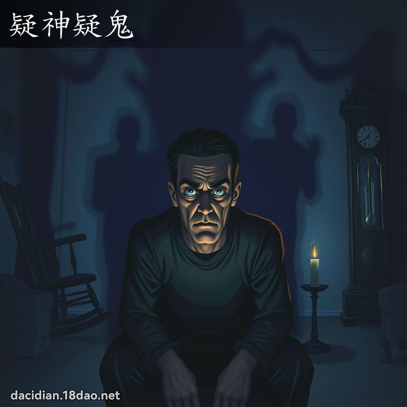 疑神疑鬼 - 國語大辭典配圖