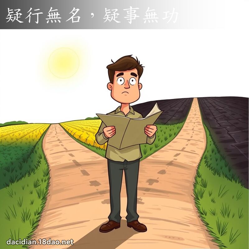 疑行無名，疑事無功 - 國語大辭典配圖