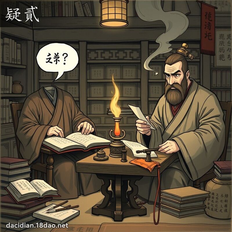 疑貳 - 國語大辭典配圖