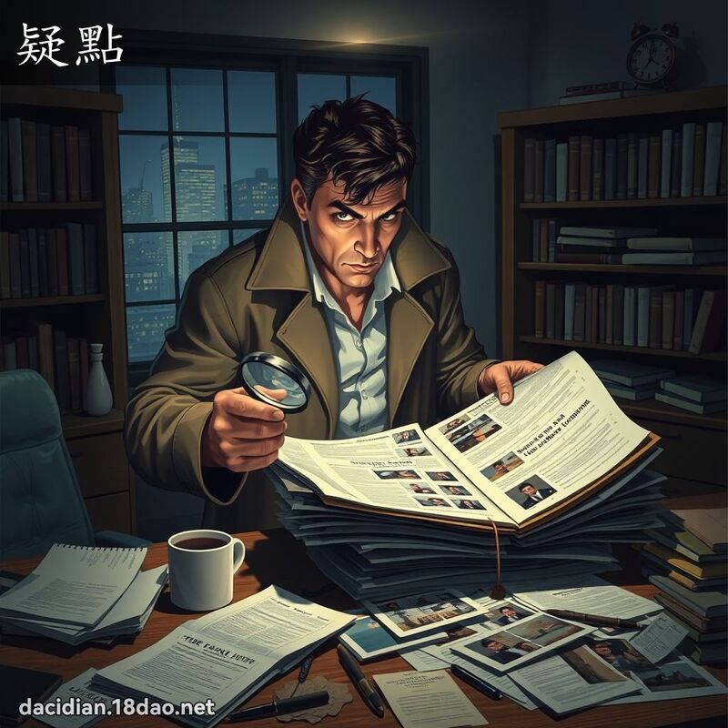 疑點 - 國語大辭典配圖