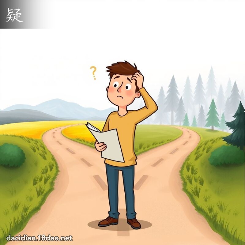 疑 - 国语大辞典配图