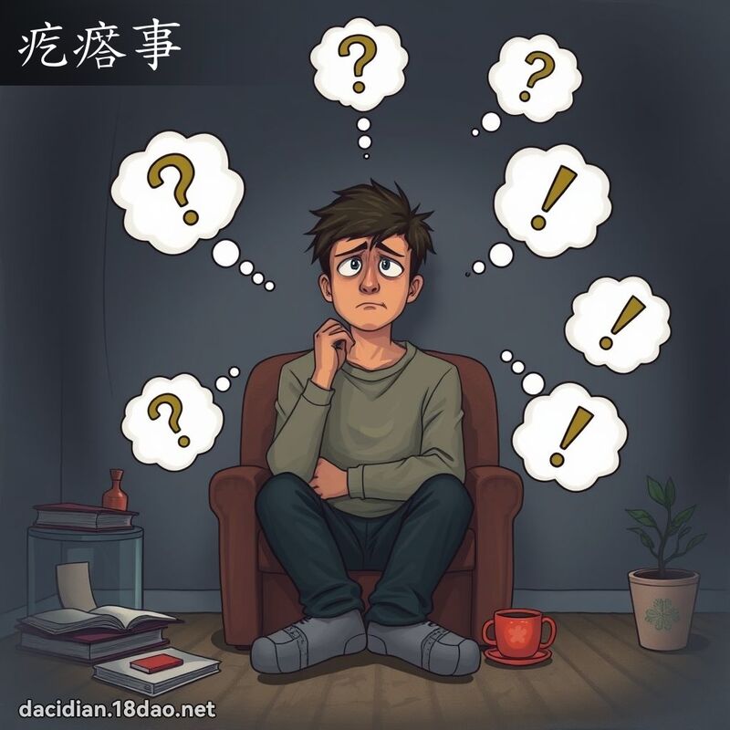 疙瘩事 - 國語大辭典配圖
