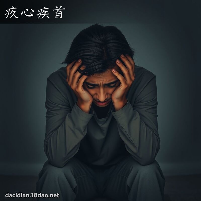疚心疾首 - 国语大辞典配图