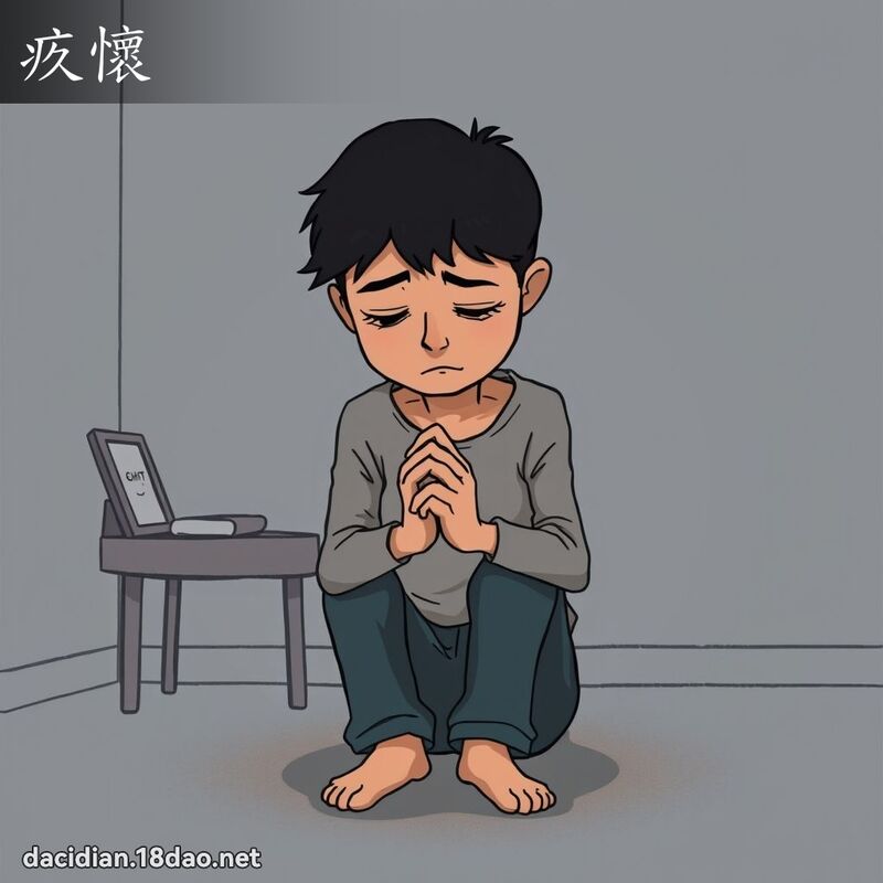 疚懷 - 國語大辭典配圖