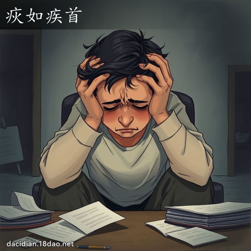 疢如疾首 - 國語大辭典配圖