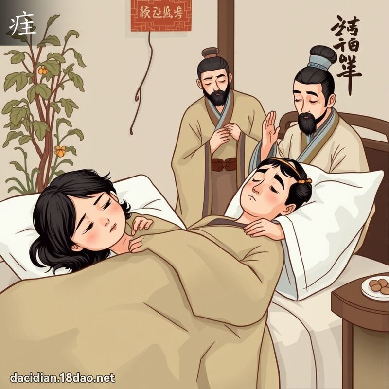 疰 - 國語大辭典配圖