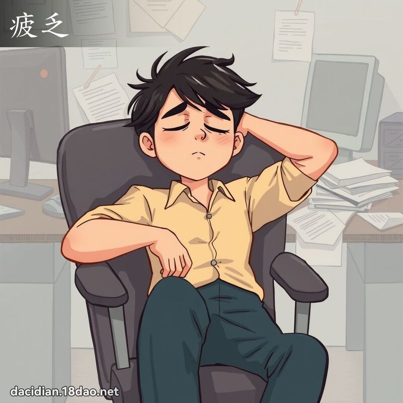 疲乏 - 国语大辞典配图