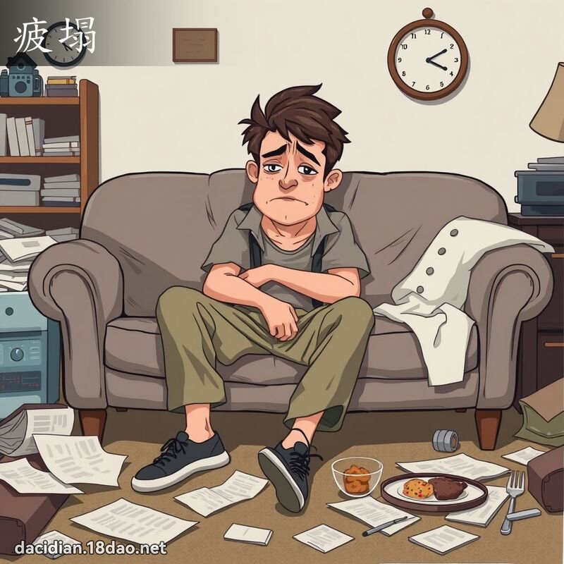 疲塌 - 國語大辭典配圖
