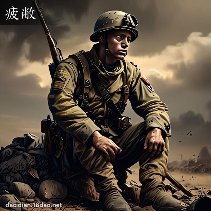 疲敝 - 國語大辭典配圖