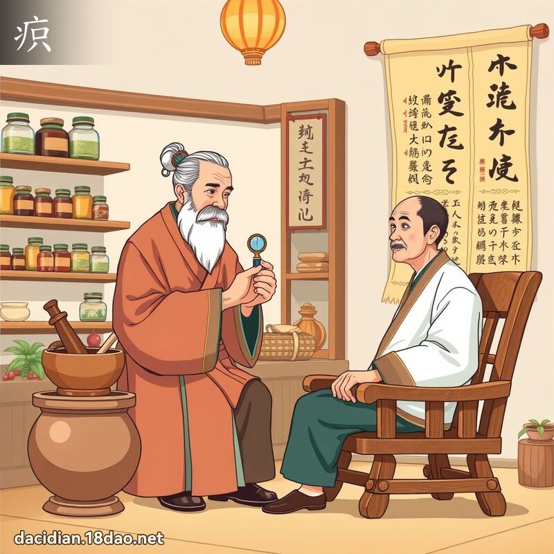 疻 - 國語大辭典配圖