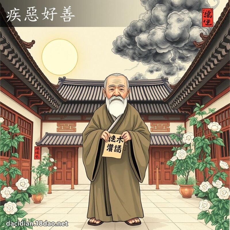 疾惡好善 - 國語大辭典配圖