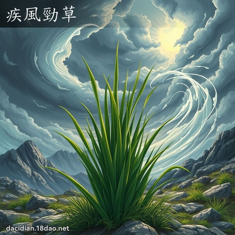 疾风劲草 - 国语大辞典配图