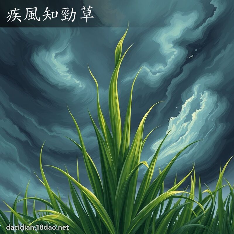 疾風知勁草 - 國語大辭典配圖