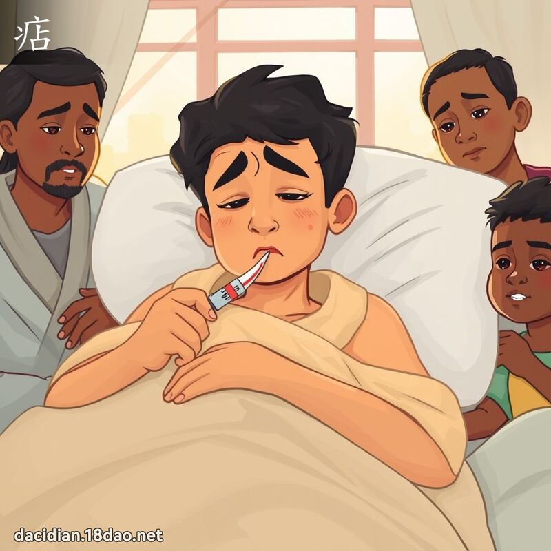 痁 - 國語大辭典配圖