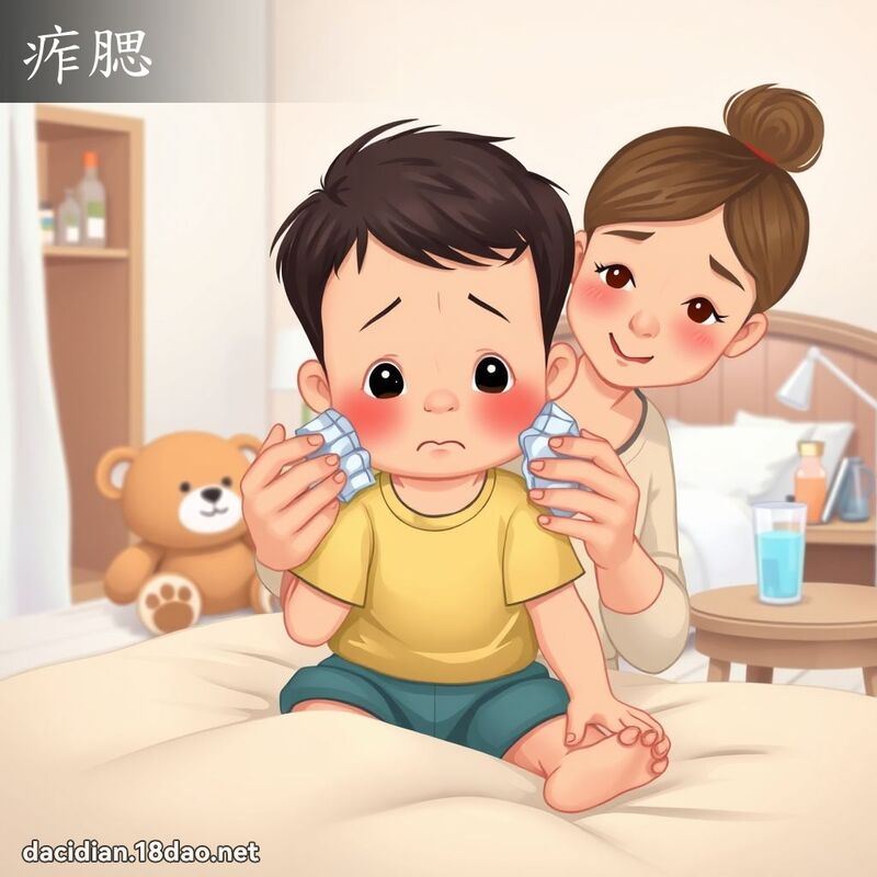 痄腮 - 國語大辭典配圖