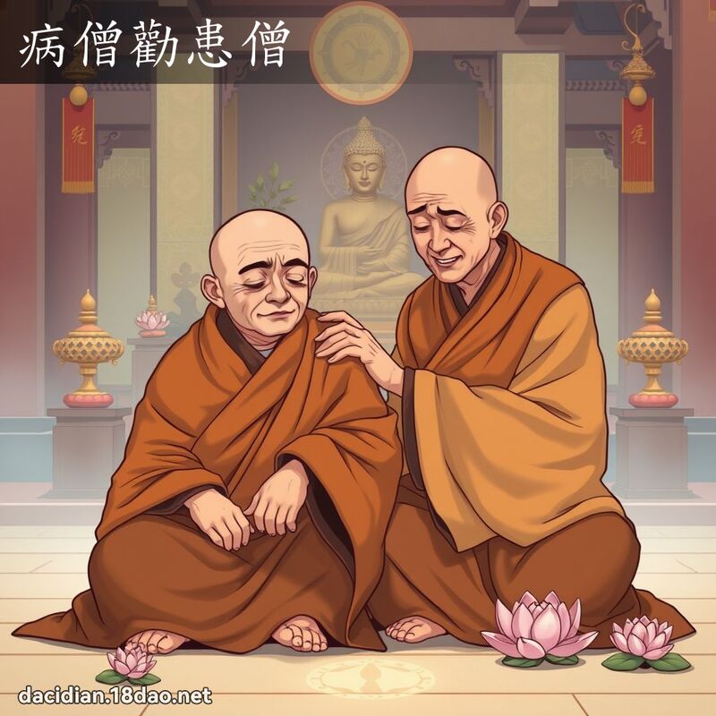 病僧劝患僧 - 国语大辞典配图
