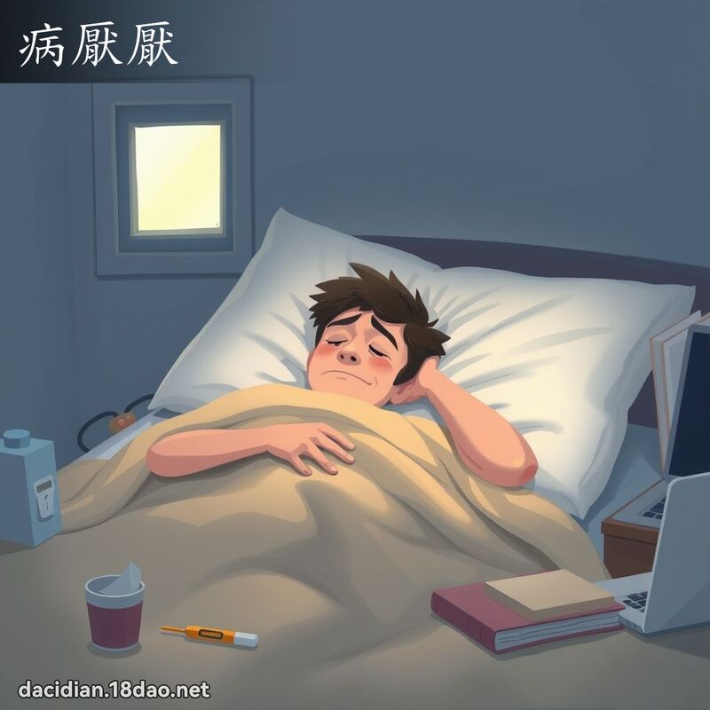 病厭厭 - 國語大辭典配圖