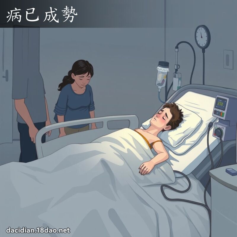 病已成势 - 国语大辞典配图