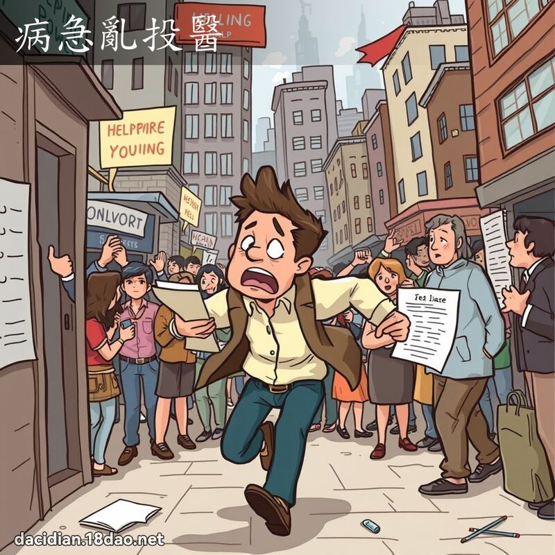病急亂投醫 - 國語大辭典配圖