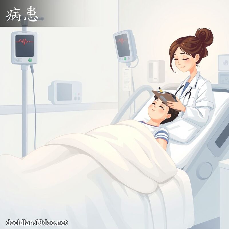 病患 - 国语大辞典配图