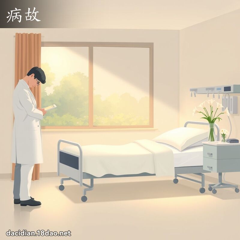 病故 - 国语大辞典配图