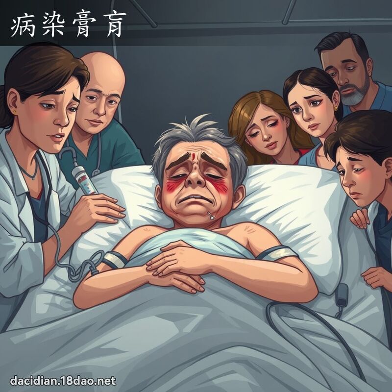 病染膏肓 - 国语大辞典配图