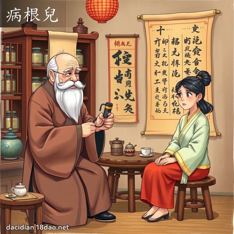 病根儿 - 国语大辞典配图