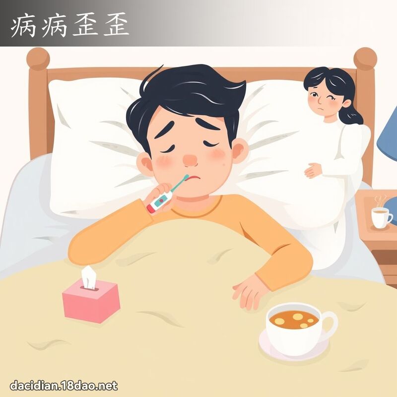 病病歪歪 - 國語大辭典配圖