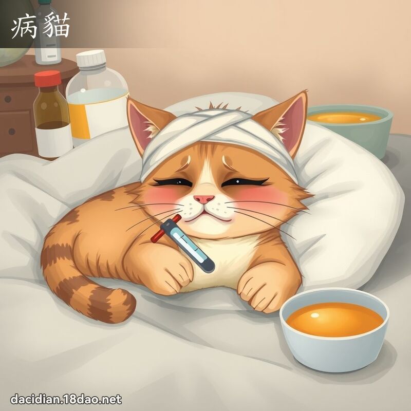 病貓 - 國語大辭典配圖