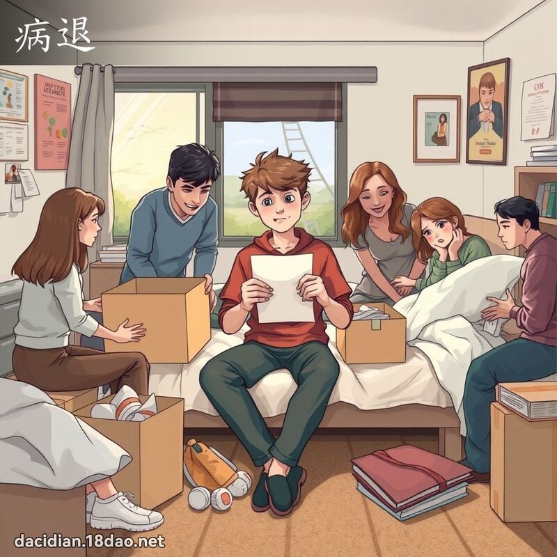 病退 - 国语大辞典配图