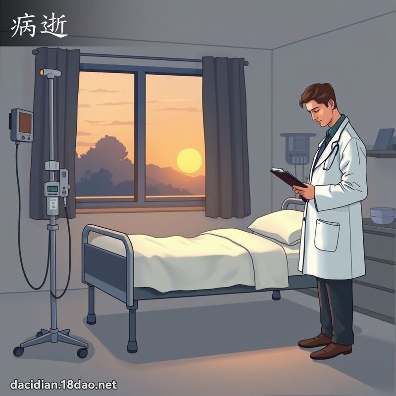 病逝 - 國語大辭典配圖