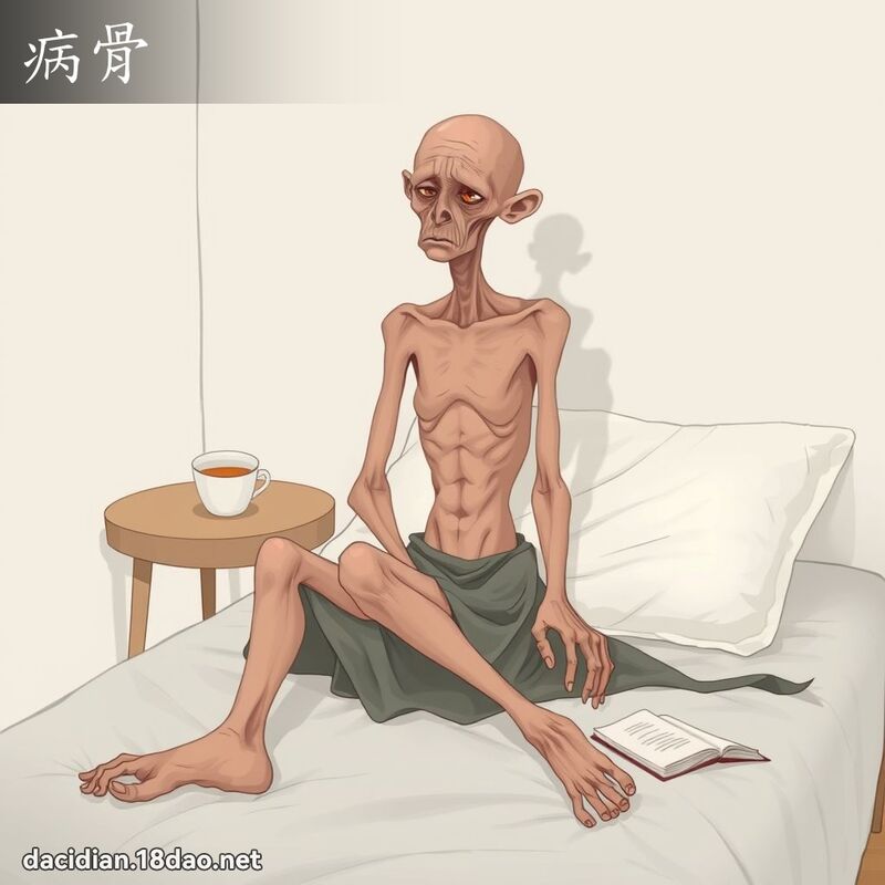 病骨 - 國語大辭典配圖