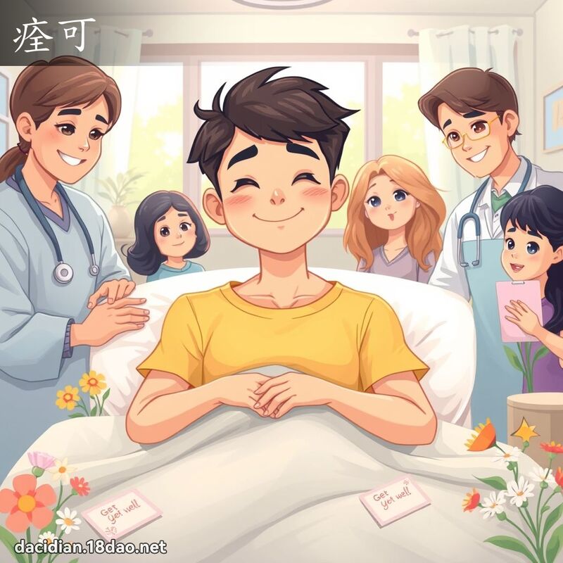 痊可 - 国语大辞典配图