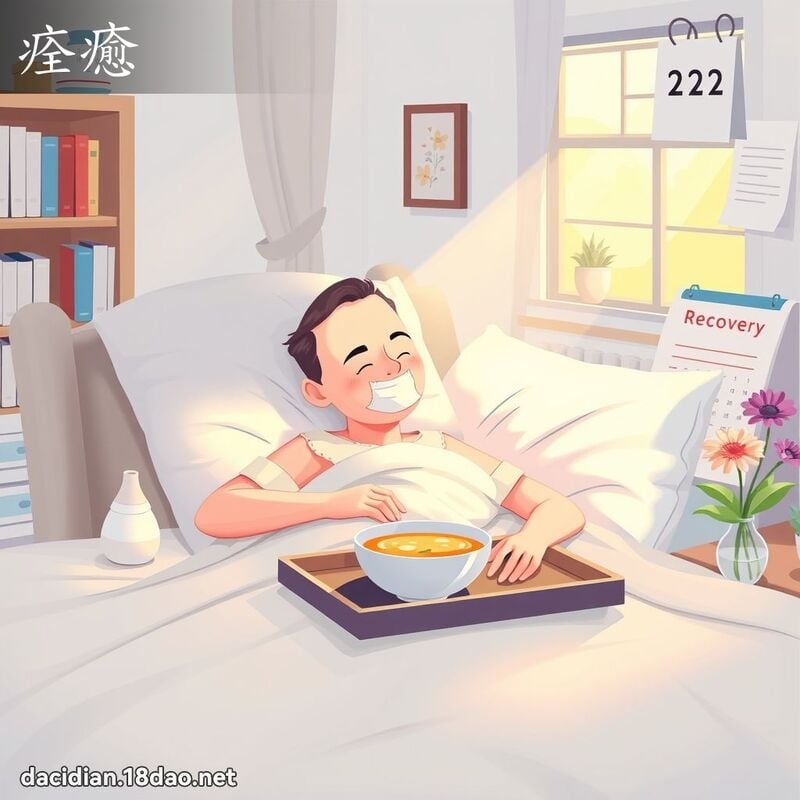 痊癒 - 國語大辭典配圖