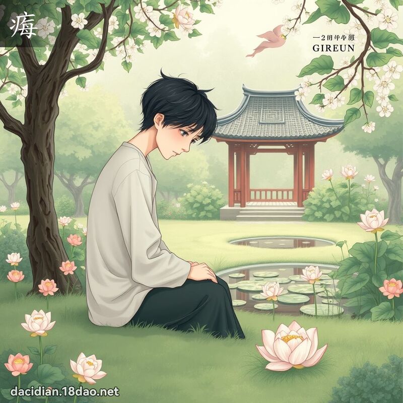 痗 - 國語大辭典配圖