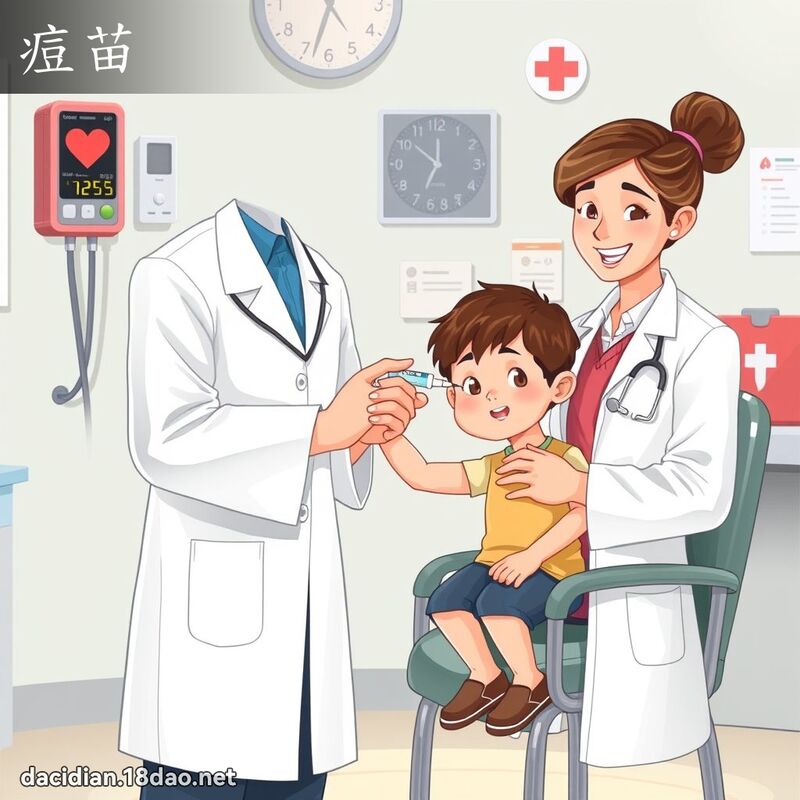痘苗 - 国语大辞典配图