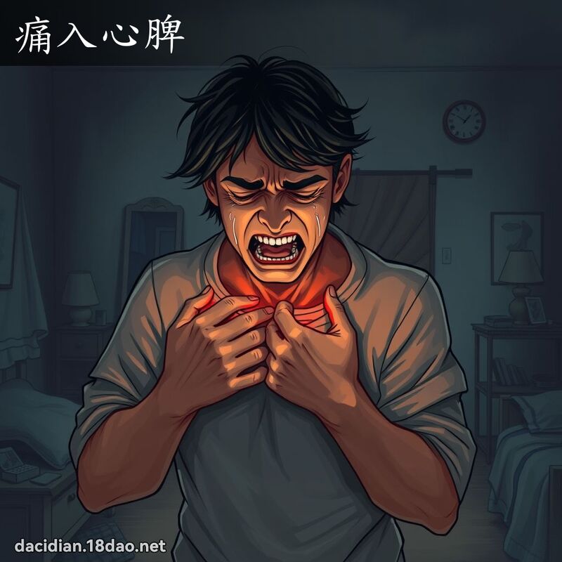 痛入心脾 - 國語大辭典配圖