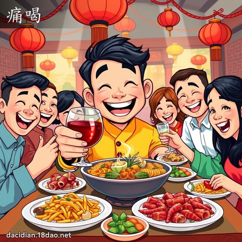 词语: 痛喝 (多意词)
