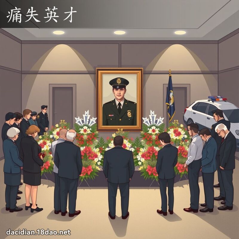 痛失英才 - 國語大辭典配圖