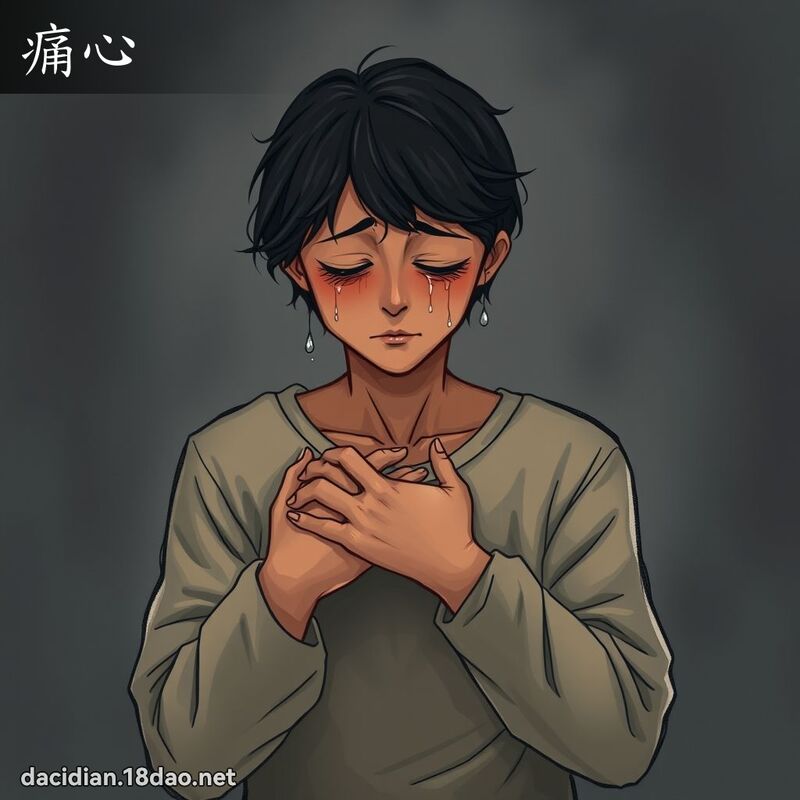 痛心 - 國語大辭典配圖