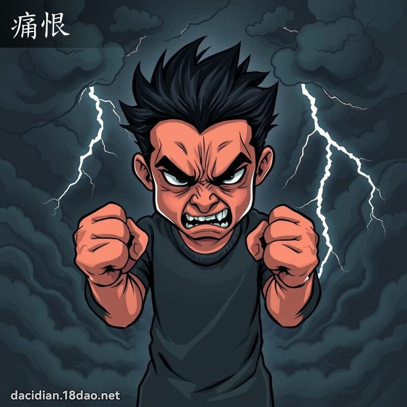 痛恨 - 國語大辭典配圖
