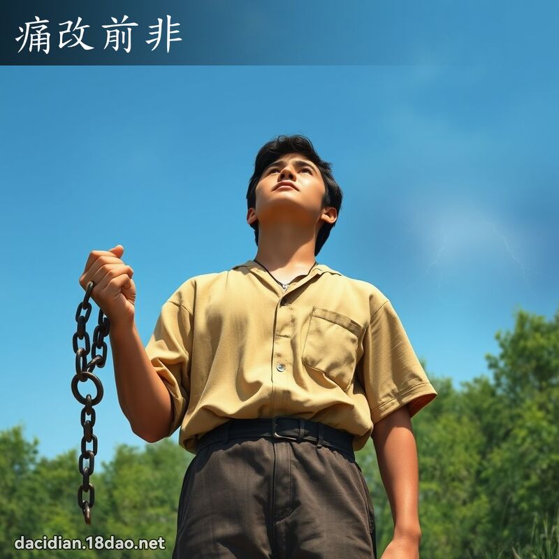 痛改前非 - 國語大辭典配圖