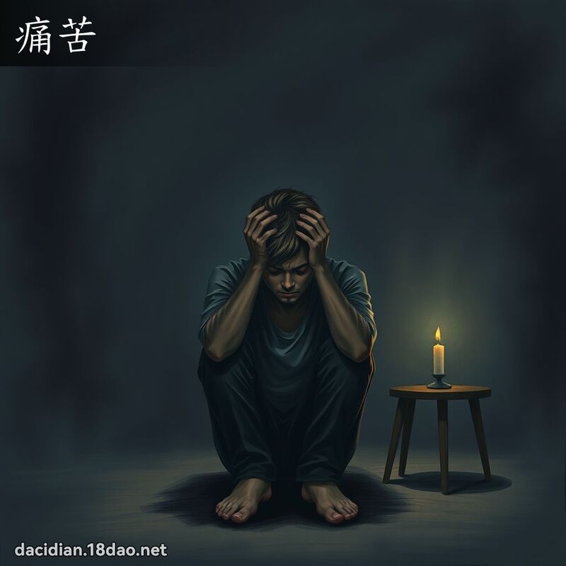 痛苦 - 国语大辞典配图
