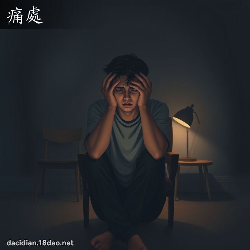 痛处 - 国语大辞典配图