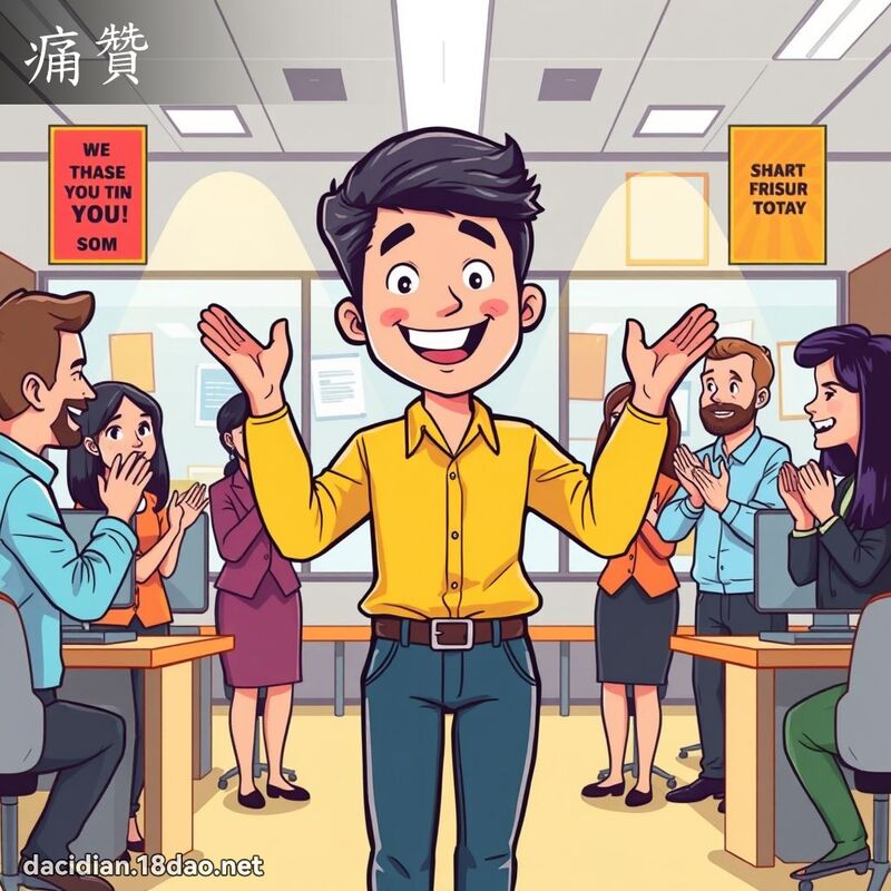 痛赞 - 国语大辞典配图