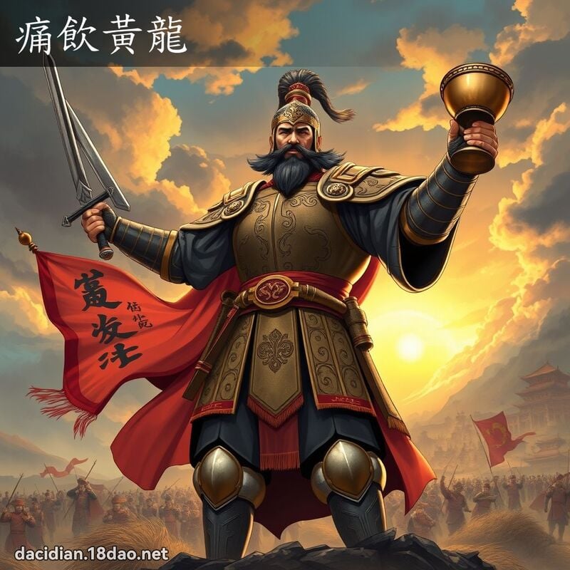 痛饮黄龙 - 国语大辞典配图