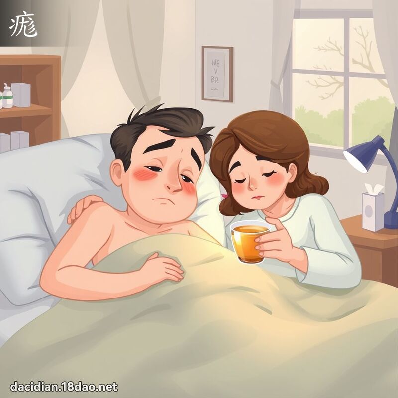 痝 - 國語大辭典配圖